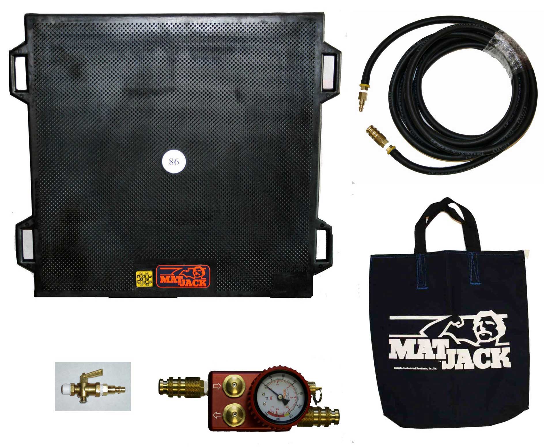86 Ton Steel Matjack High Pressure Air Lifting Bag On Matjack