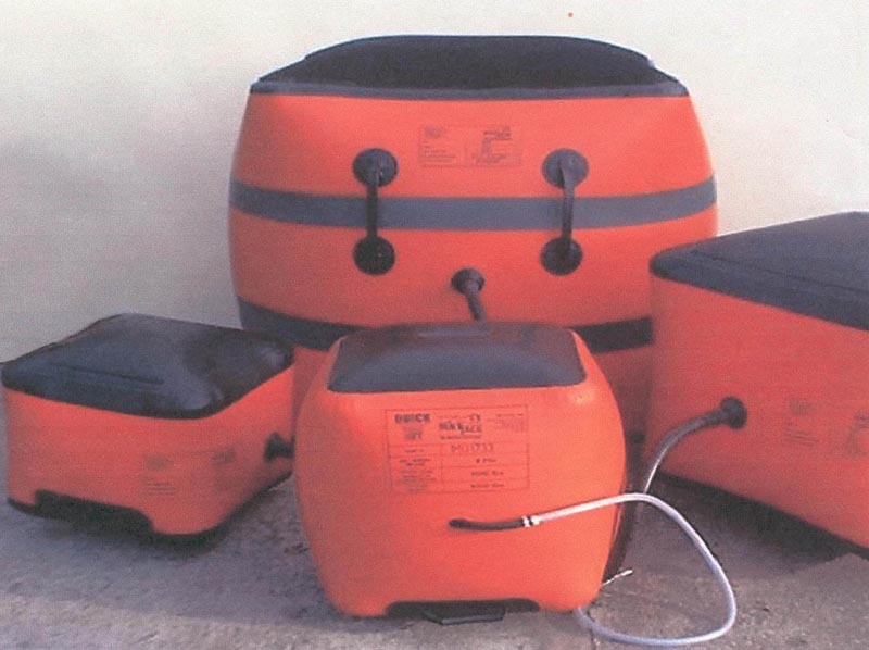 Item L105, C3618 Matjack Low Pressure Air Bag On MatjackIndianapolis