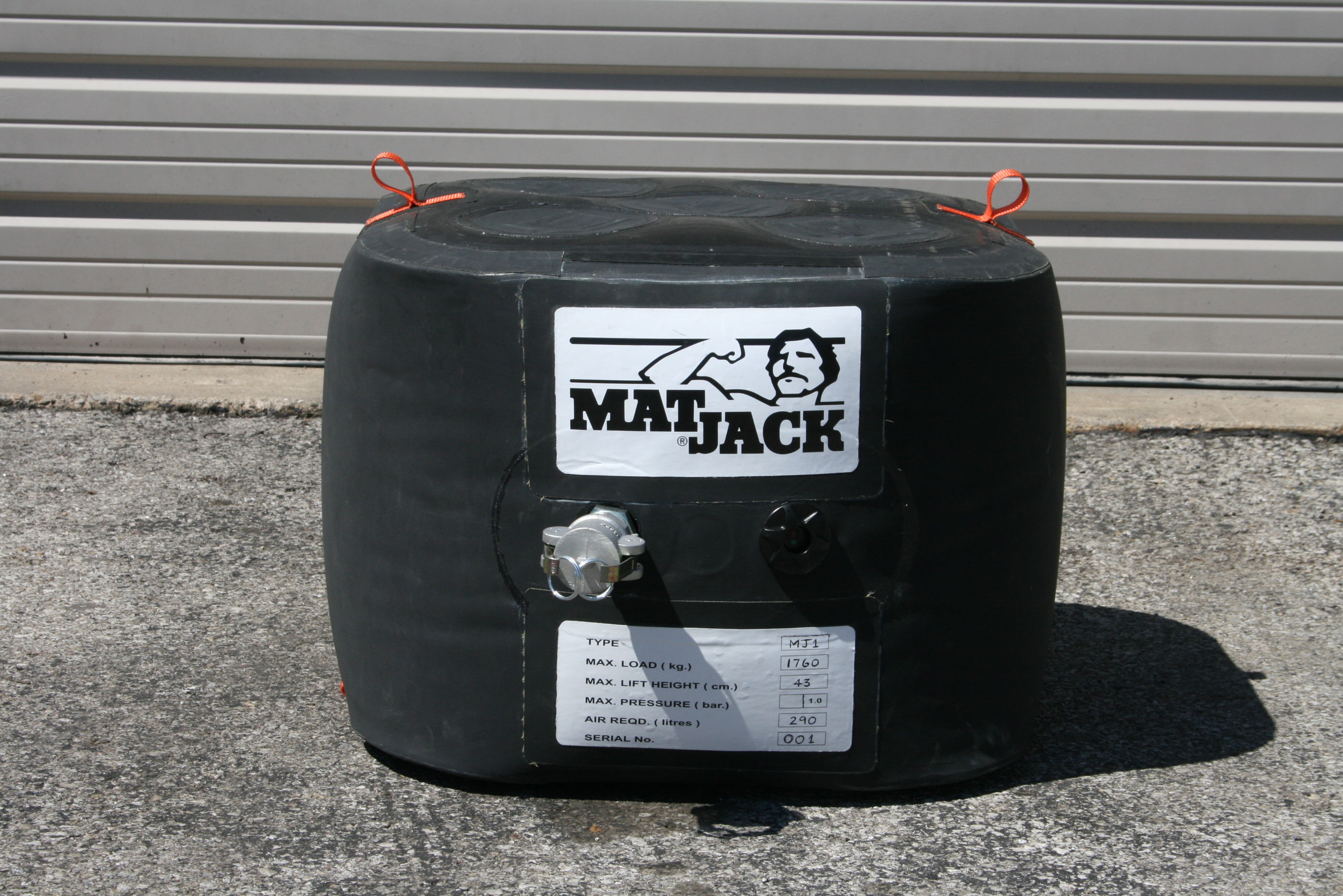 8000lbs. Matjack Medium Pressure Lifting Cushion On Matjack